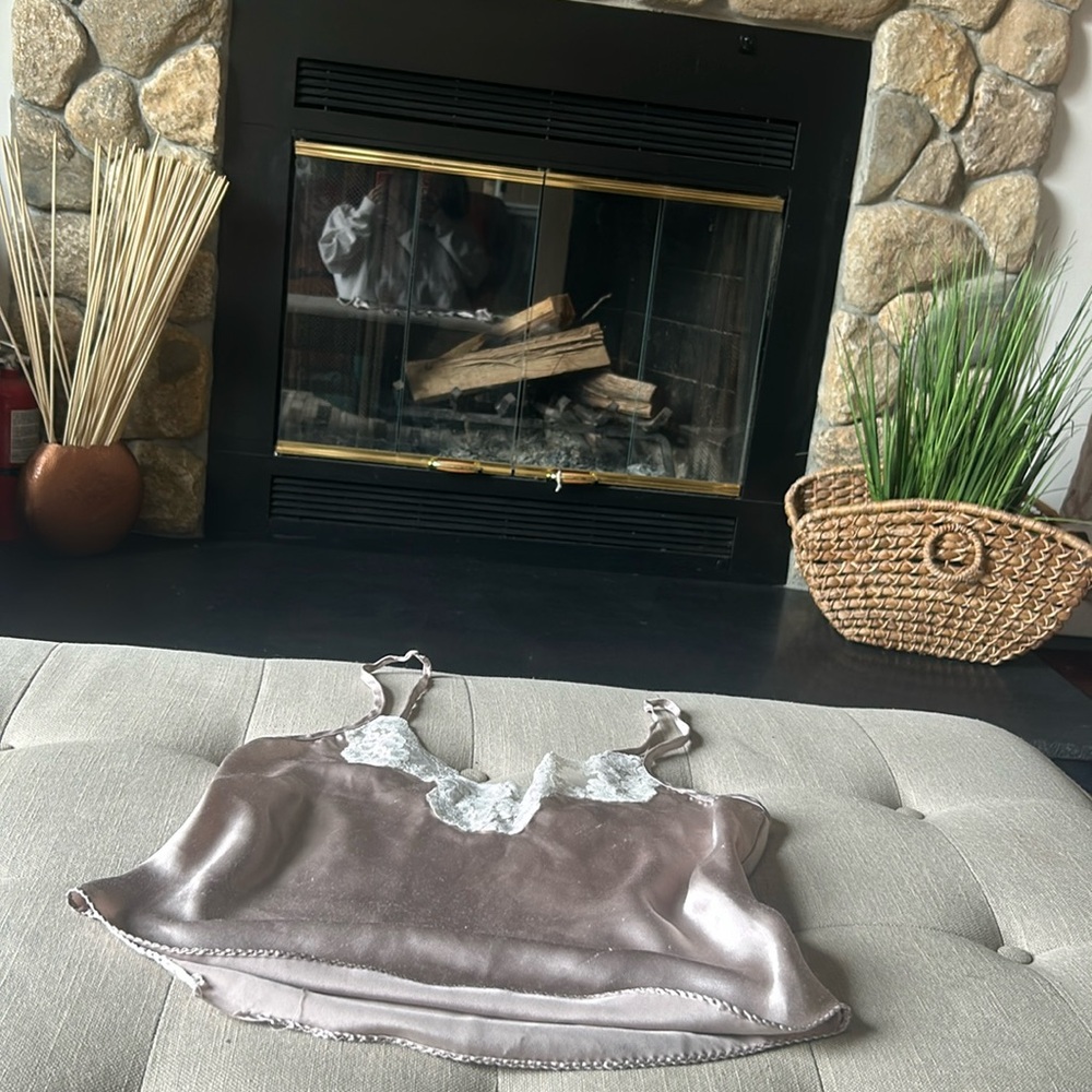 B.G Street Vintage Satin Slip Tank Size Petite